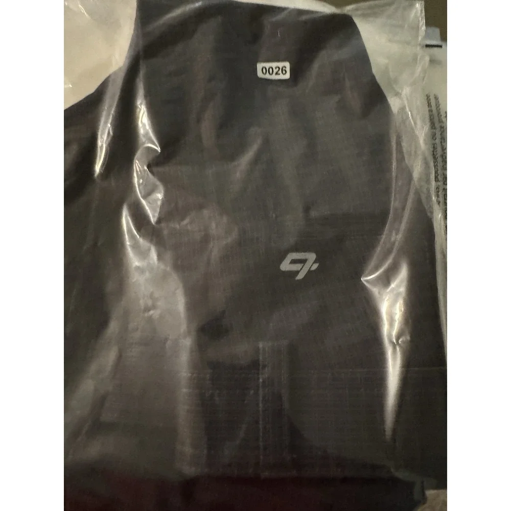 Bolle‎ Golf Tech Shorts Mens 40 Gray Plaid Stretch Bermuda Casual Flat